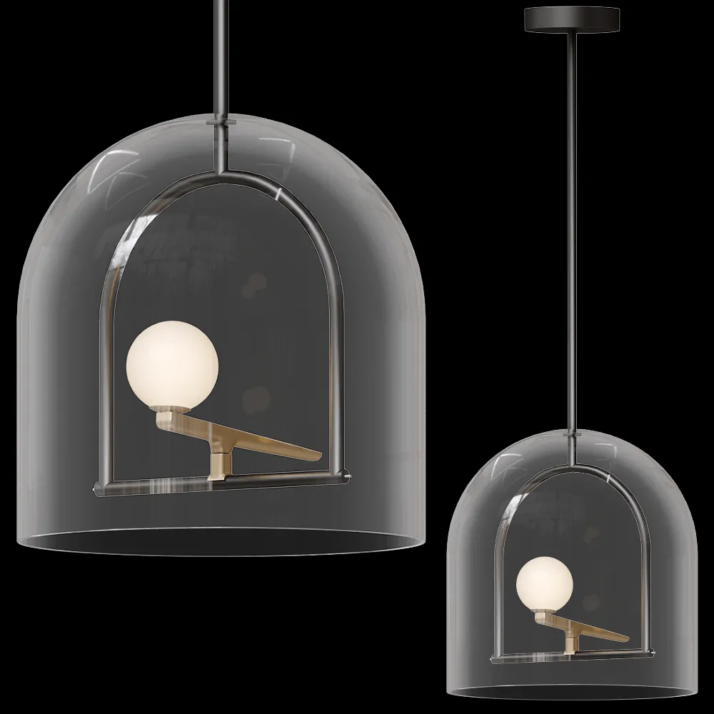 Artemide – Pendant lamp Yanzi 3ds Max