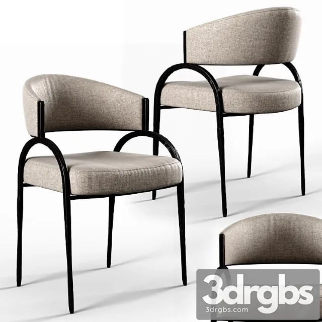 Arteriors bahati chair 2 3dsmax Download