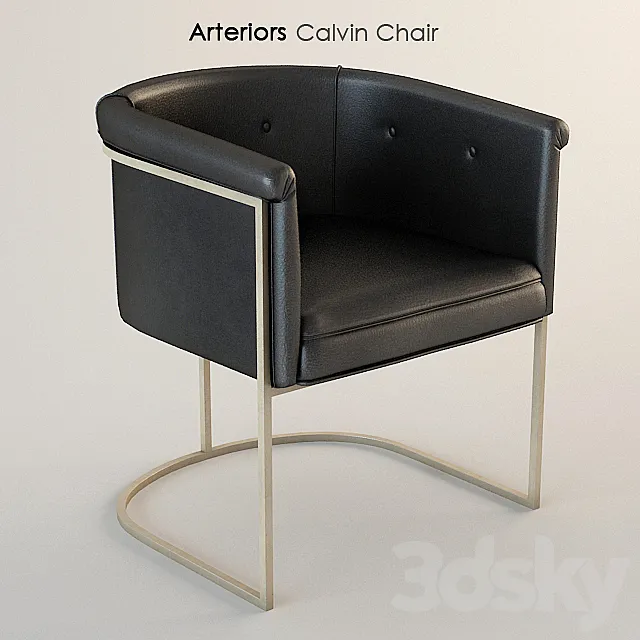 Arteriors Calvin Chair 3DS Max Model