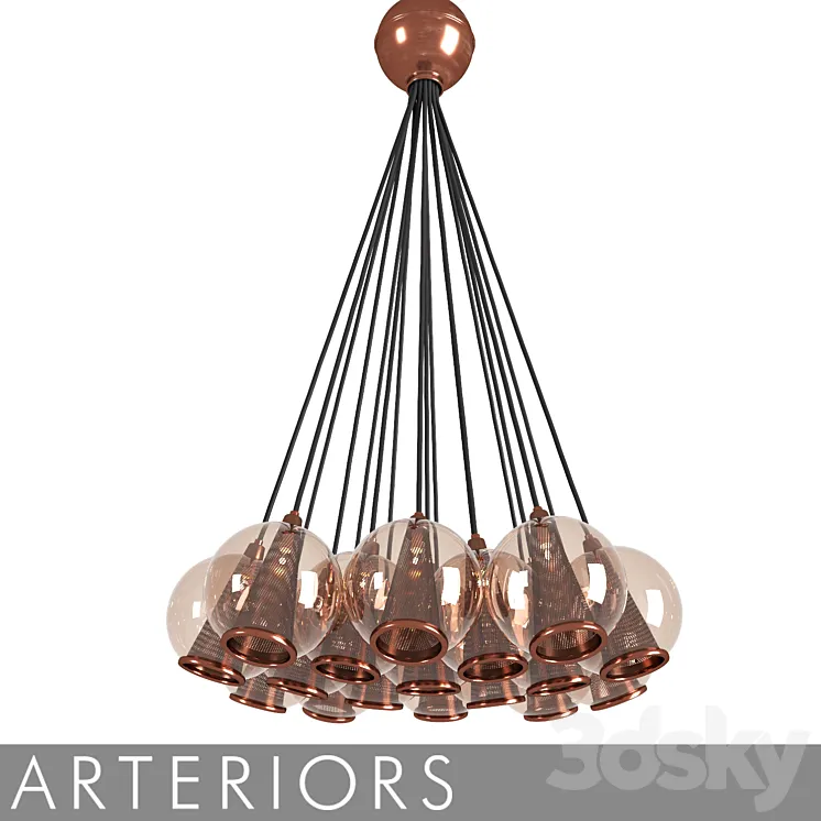 Arteriors caviar adjustable bouquet 3DS Max