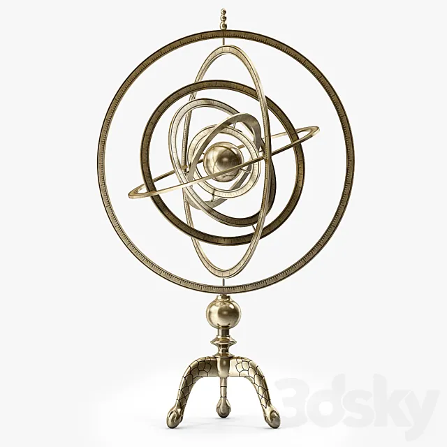 Arteriors Copernicus Armillary 3DSMax File