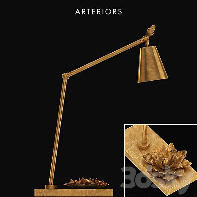 Arteriors Corsage lamp 3ds Max