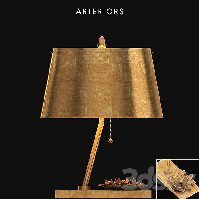 Arteriors Corsage lamp 3ds Max