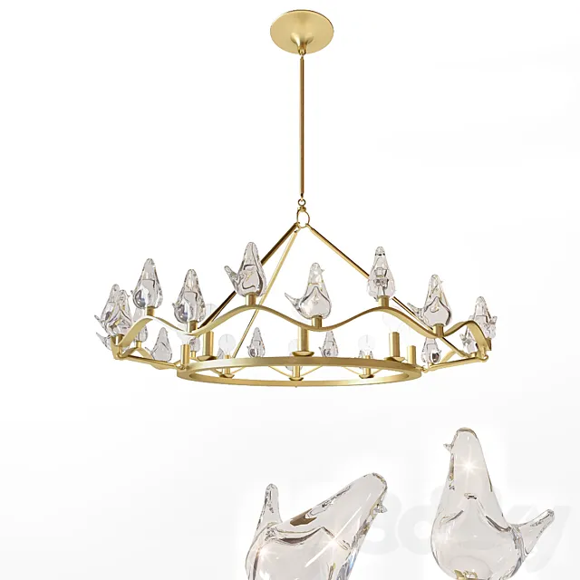 Arteriors Dove Chandelier 3ds Max