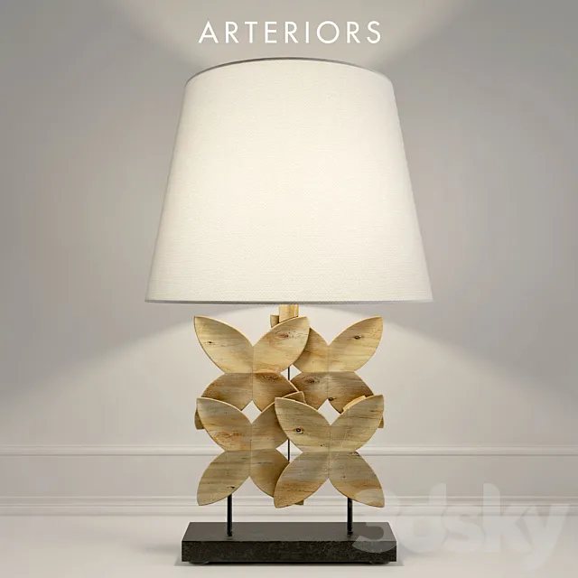 Arteriors Ella Lamp 3DS Max Model