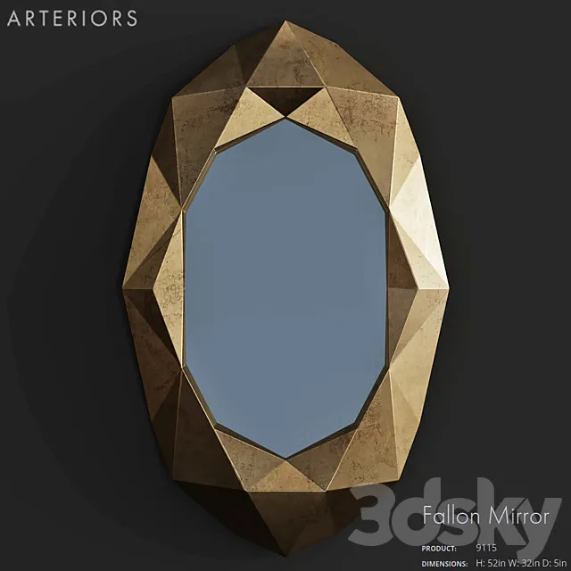 ARTERIORS Fallon Mirror 3DS Max Model