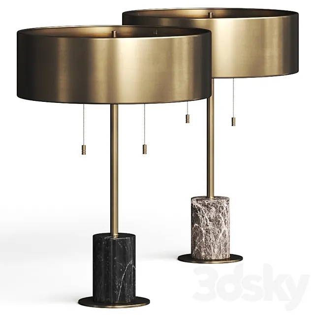 Arteriors Jadyn Table Lamp 3DS Max Model