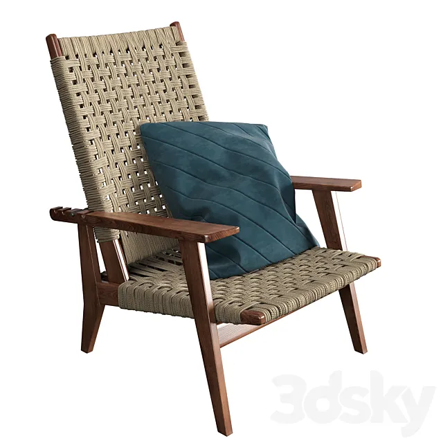 Arteriors Jericho Reclining Chair 3DS Max Model