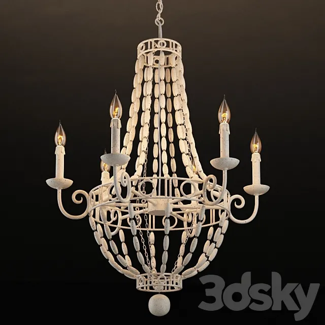 ARTERIORS Louis Small Chandelier 3DS Max Model