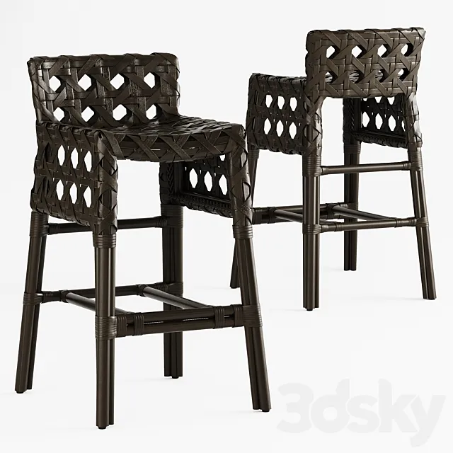 Arteriors Richmond Bar Stool 3ds Max