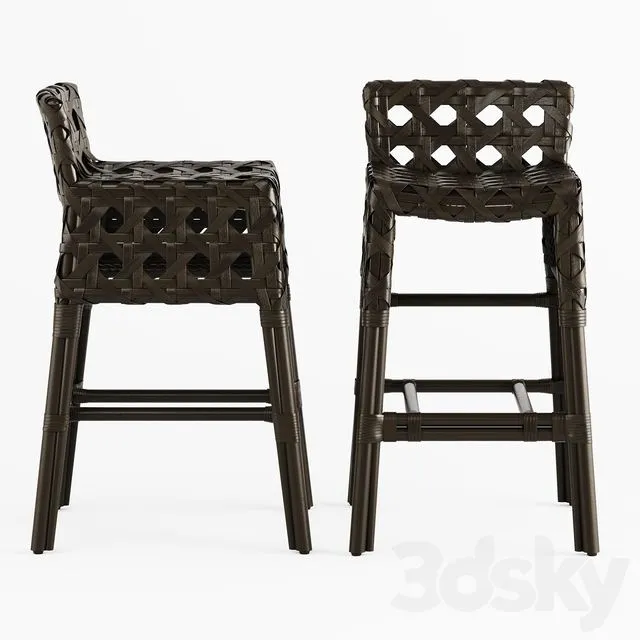 Arteriors Richmond Bar Stool 3dsMax Model