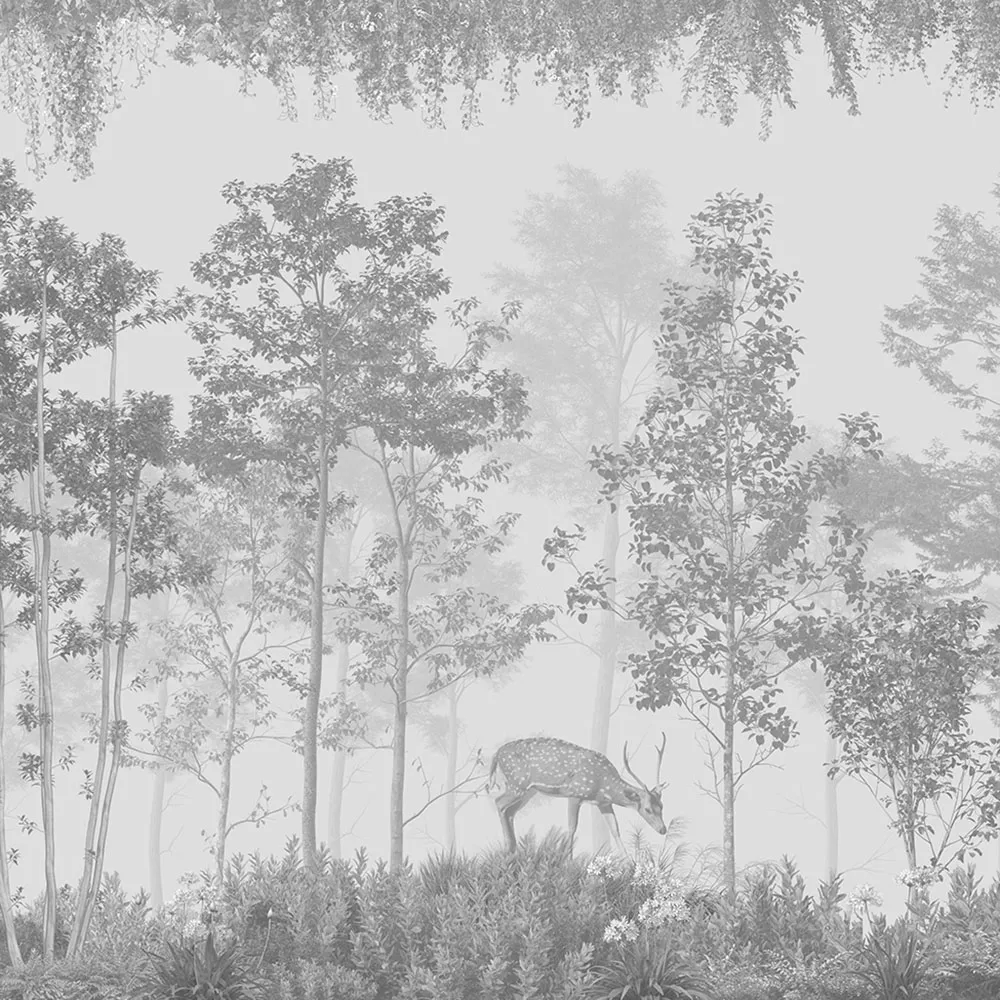 ArtFresco – Fawn in the forest monochrome 3ds Max