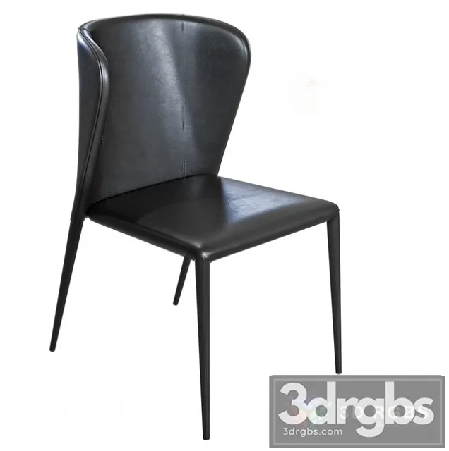 Arthur Leather Black Chair 3dsmax Download