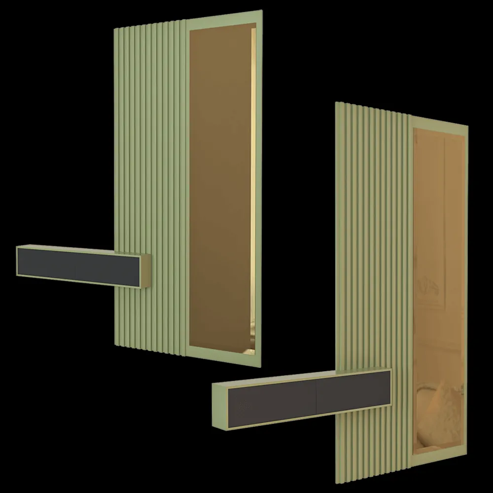 Arthur Sahakyan – Wall panel with dressing table 3ds Max