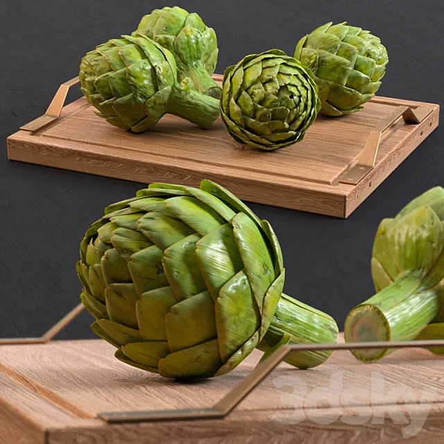 Artichokes 3DS Max Model