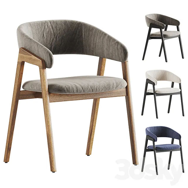 Article Josra Dining Chair 3ds Max