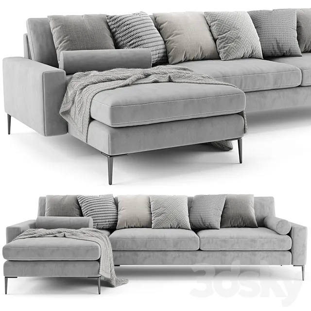 Article Nova Chaise Longue 2 3DS Max Model