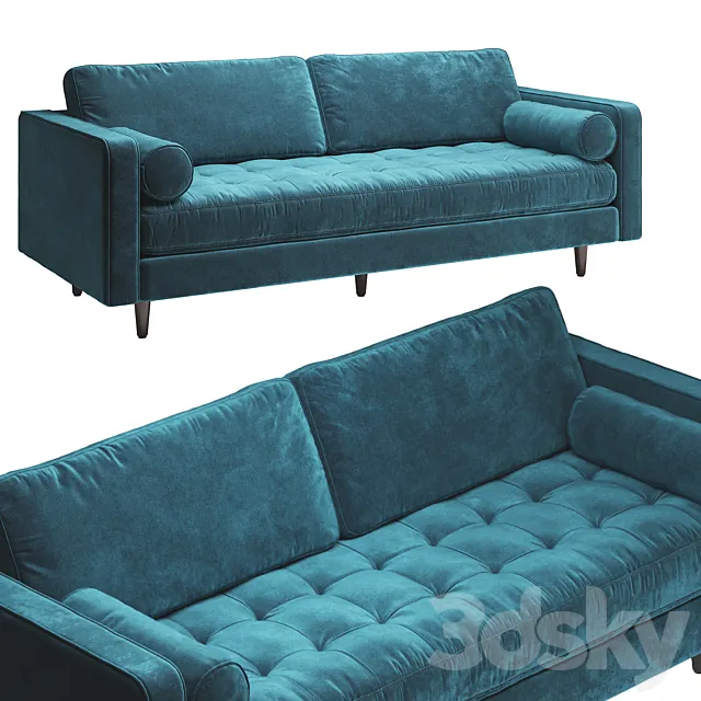 Article Pacific Blue Sven Sofa 3ds Max