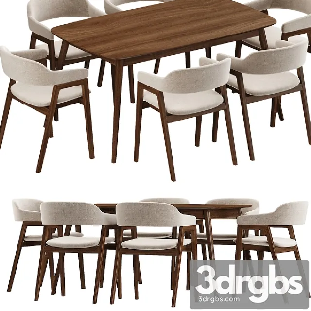 Article Savis Dining Table 3dsmax Download