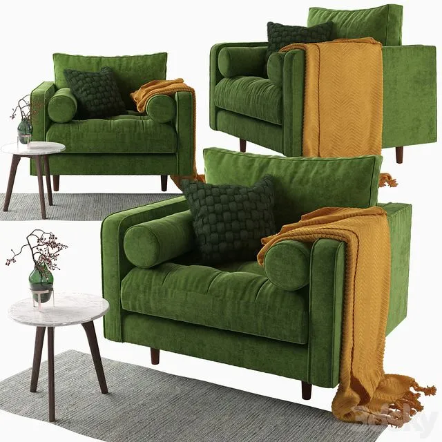 Article Sven Chair 3dsMax Model