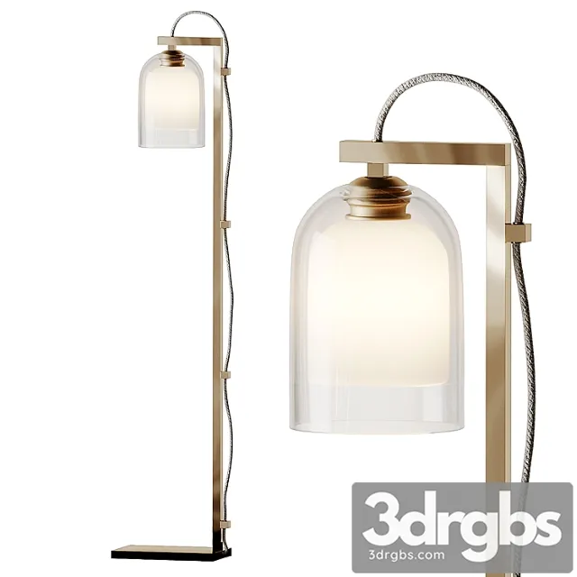 Articolo – lumi floor lamps – brass – gray and gray