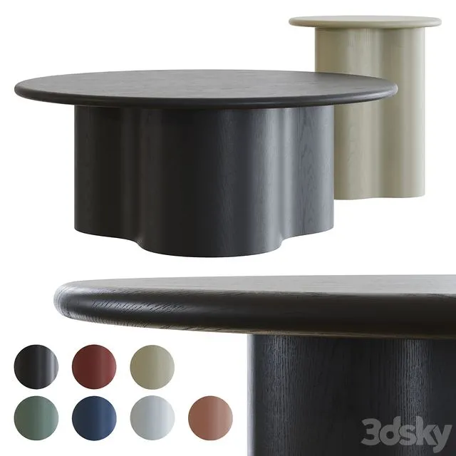 Artie Wave Coffee Table by Globewest 3dsMax Model
