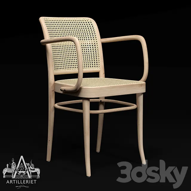 Artilleriet_Armchair No811 3ds Max