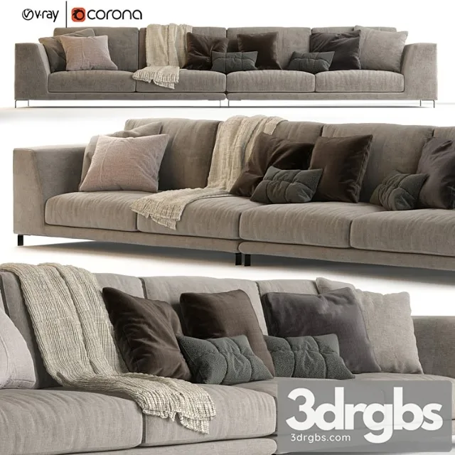 Artis sofa by ditre italia 424×102 cm 2 3dsmax Download