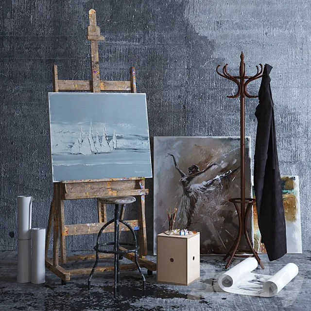 Artist’s Workshop 3DS Max Model