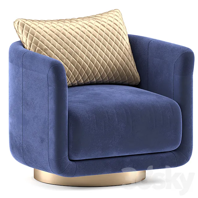 Artu Armchair Fendi Casa 3ds Max