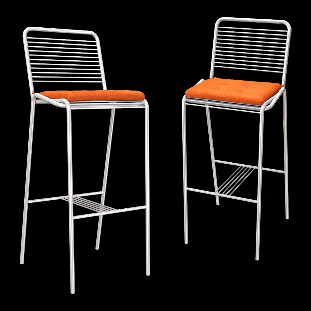 Artu – Bar stool Le Tube soft 3ds Max