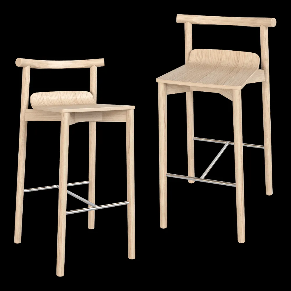 Artu – Bar stool Wox 3ds Max