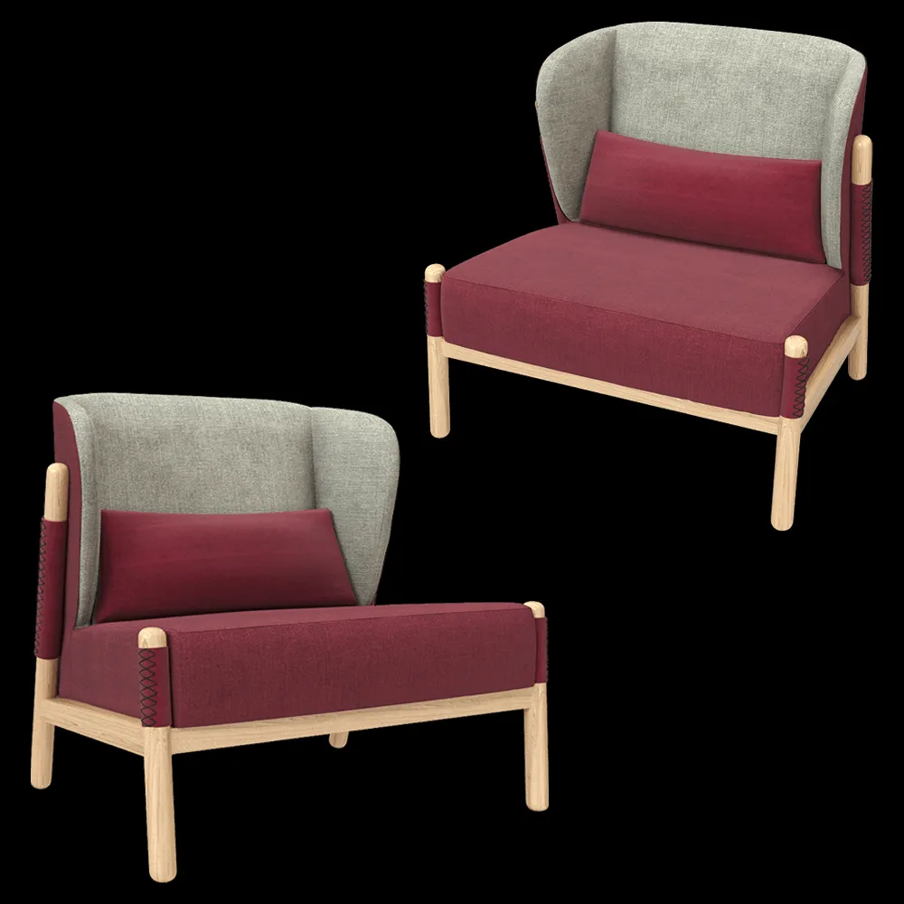 Artu – Lounge chair Katana 3ds Max