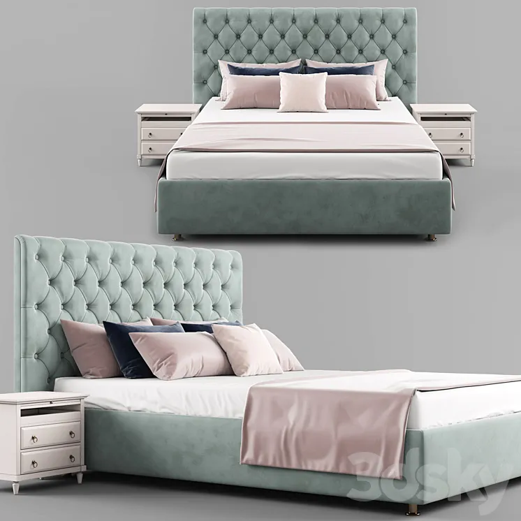 Artur bed 3DS Max Model