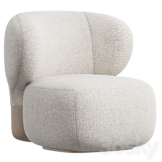 Asawa Lounge Chair by Secolo 3ds Max