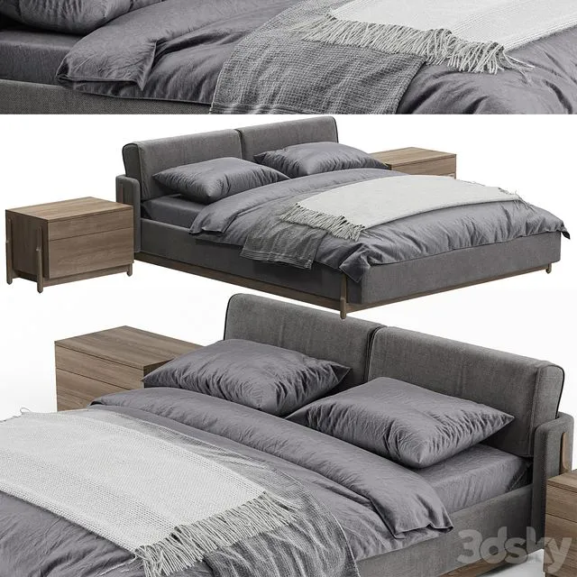 Ash bed by zegen 3dsMax Model