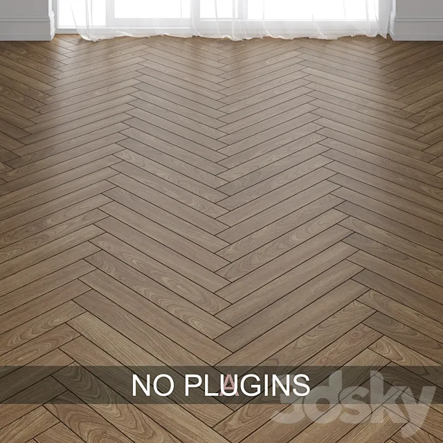 Ash Wood Parquet Floor Tiles vol.003 3ds Max