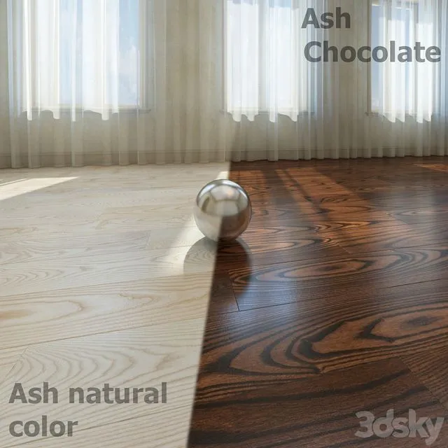 Ash_Chocolate_Ash_natural_color 3dsMax Model