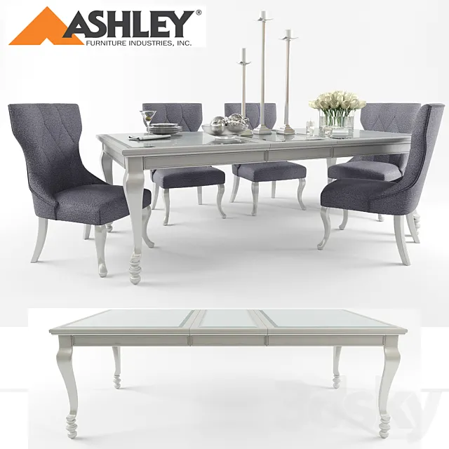 Ashley Furniture Table & Chair 3DSMax File