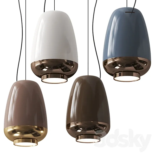 Asia pendant lamp by Cattelan Italia 3DS Max Model