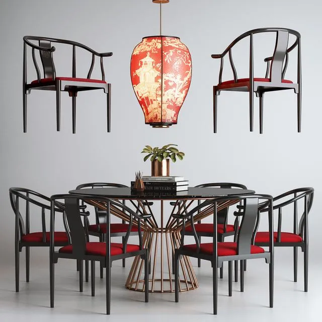 Asian Set 01 3dsMax Model