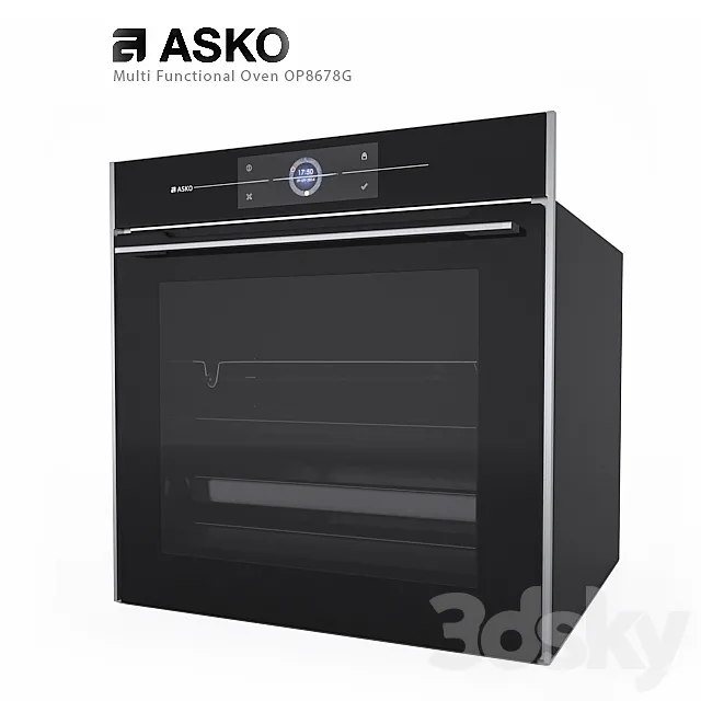 ASKO Multi Functional Oven OP8678G 3DS Max Model