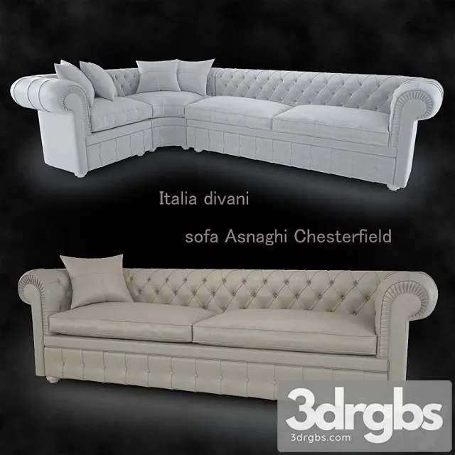 Asnaghi Chesterfield Sofa 3dsmax Download