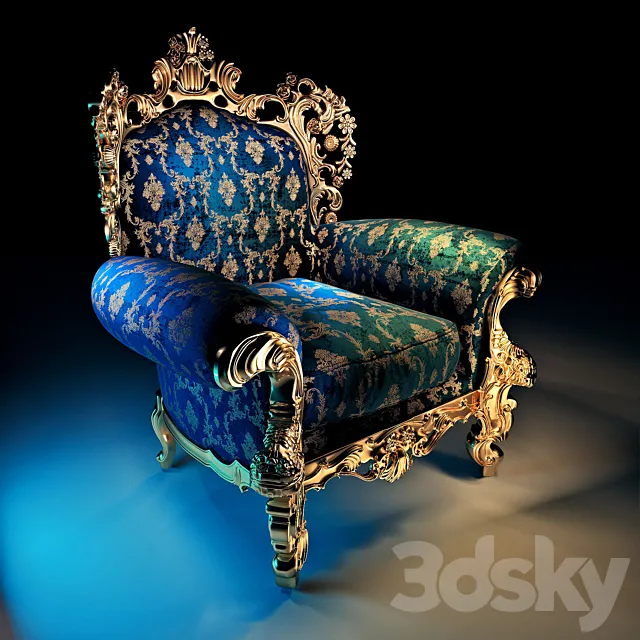 ASNAGHI INTERIORS – chair 3DS Max Model