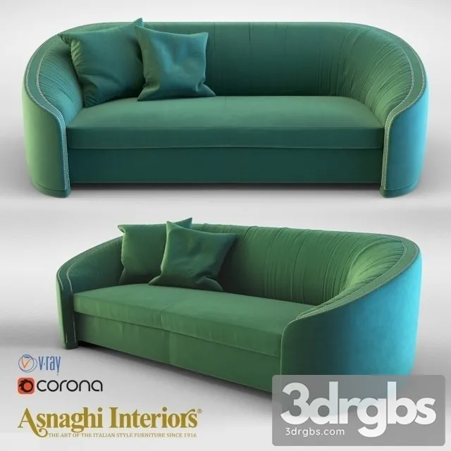 Asnaghi Interiors Mitte sofa 3dsmax Download