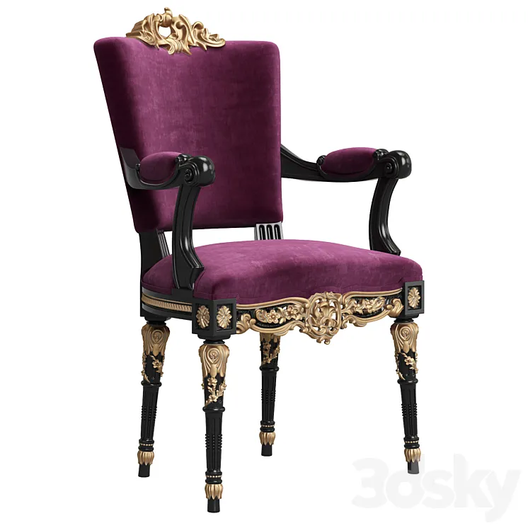 Asnaghi Interiors Olympia Armchair 3DS Max