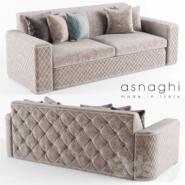 asnaghi lybra sofa 3DS Max Model