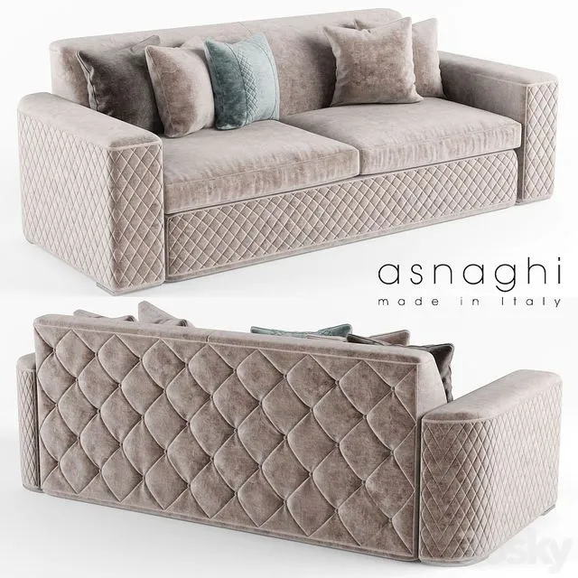 Asnaghi lybra sofa 3dsMax Model
