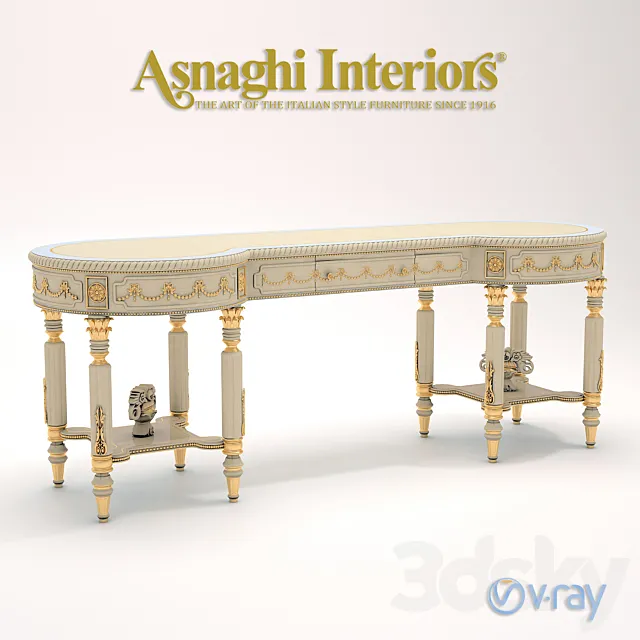 Asnaghi_Tualetnyy_stol 3ds Max