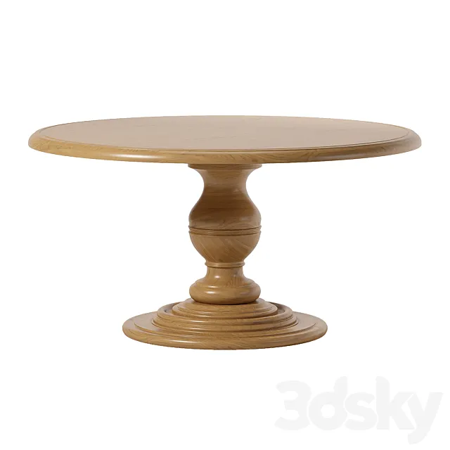 Asolo Dining Table 3ds Max